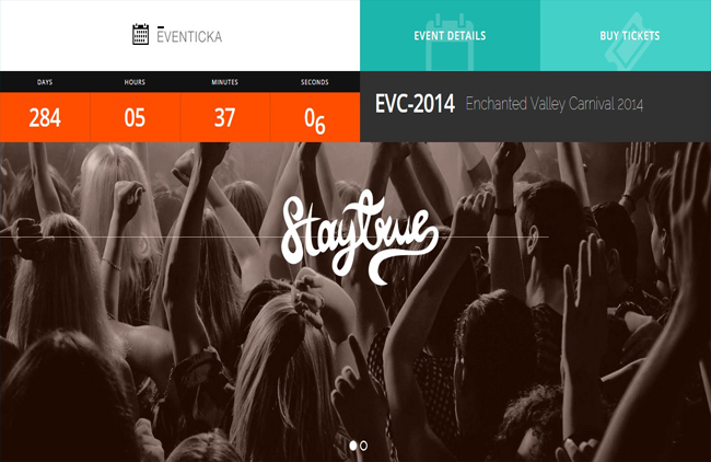 Eventicka - Event Landing Page & Ticketing Website Template