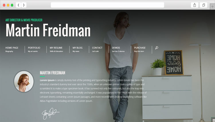 Promotion - Animated Modern CV Resume Theme