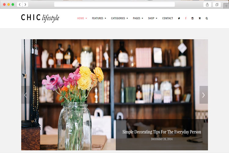 Chic - Personal Blog & WooCommerce WordPress Theme