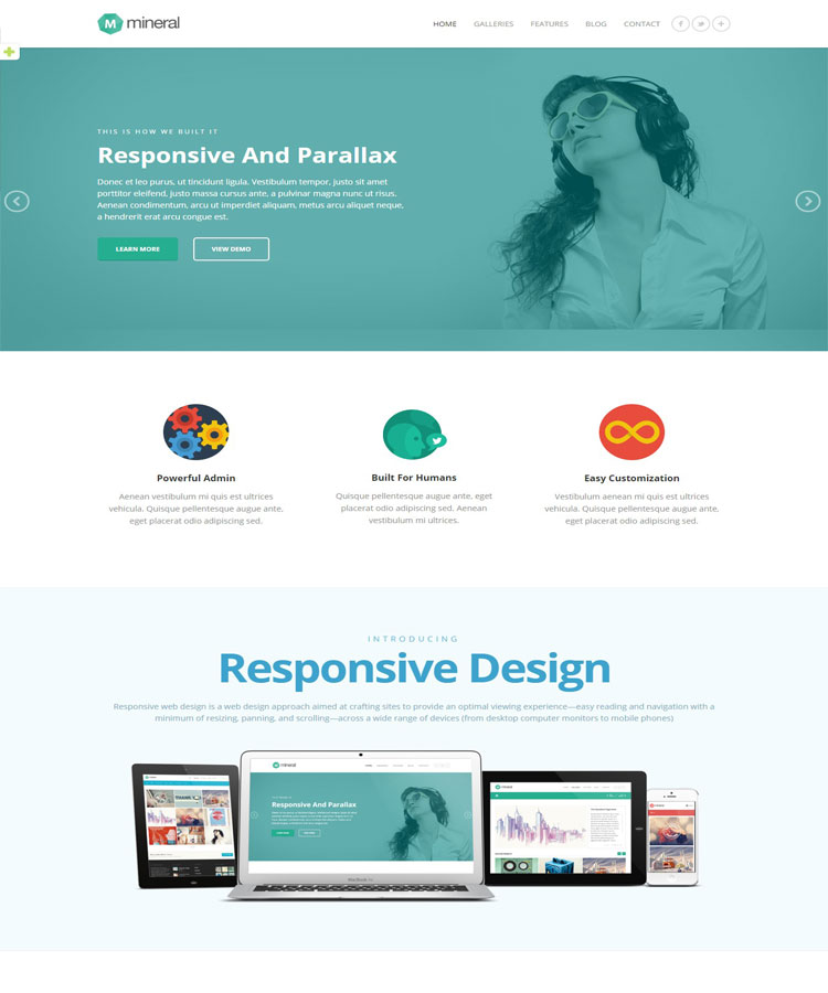 Mineral – Clean Design WordPess Theme