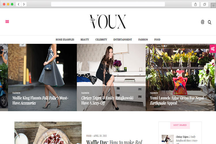 The Voux - A Comprehensive Magazine WordPress Theme