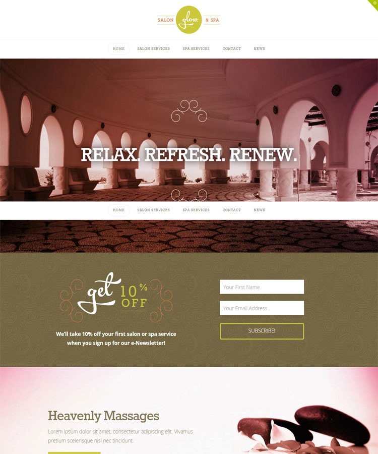 X - Parallax Scrolling Supported WordPress Theme