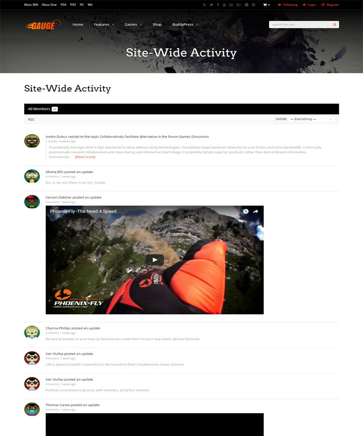 Gauge - WordPress Review Theme