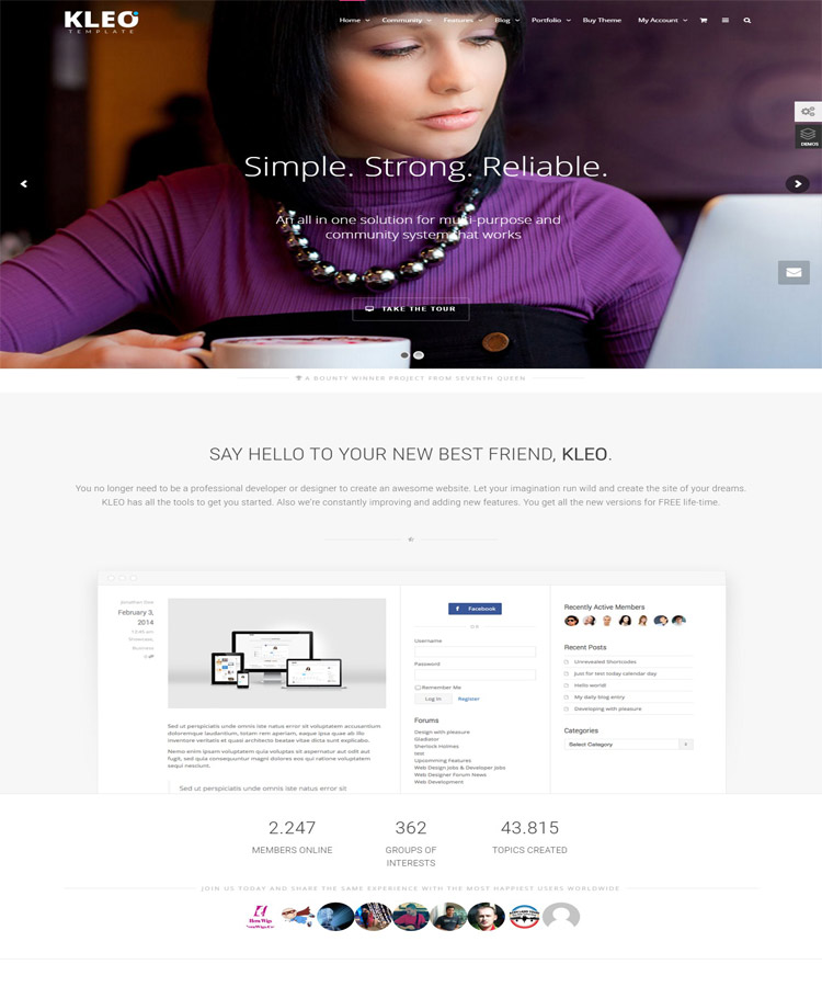 KLEO – The Best Multipurpose Buddypress Theme