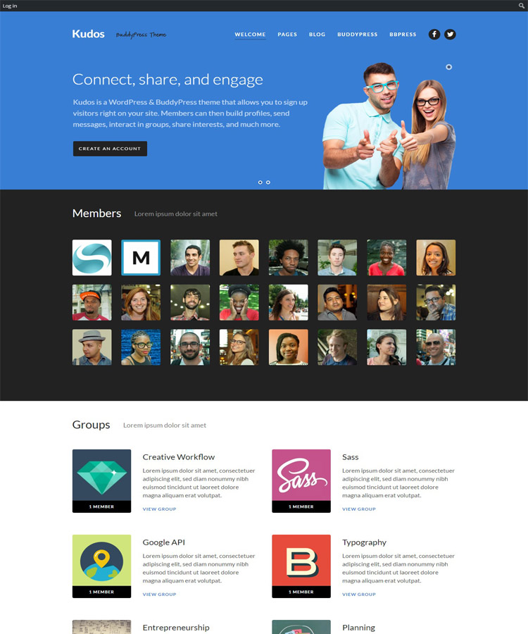Kudus - Minimalist Powerful Website Theme