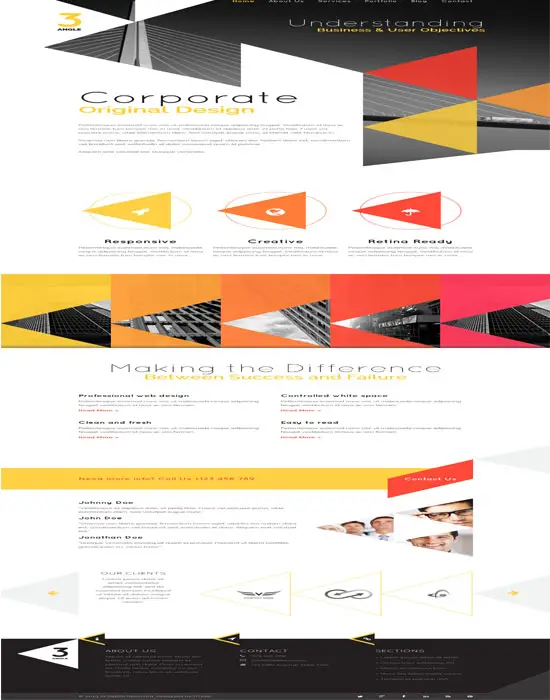 3Angle - Agency Creative HTML Responsive Template
