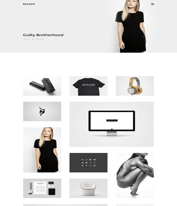 Berger -Bootstrap Creative Portfolio web Template