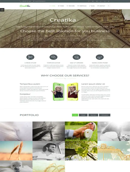 Creatika -Bootstrap Responsive Business HTML5 Template