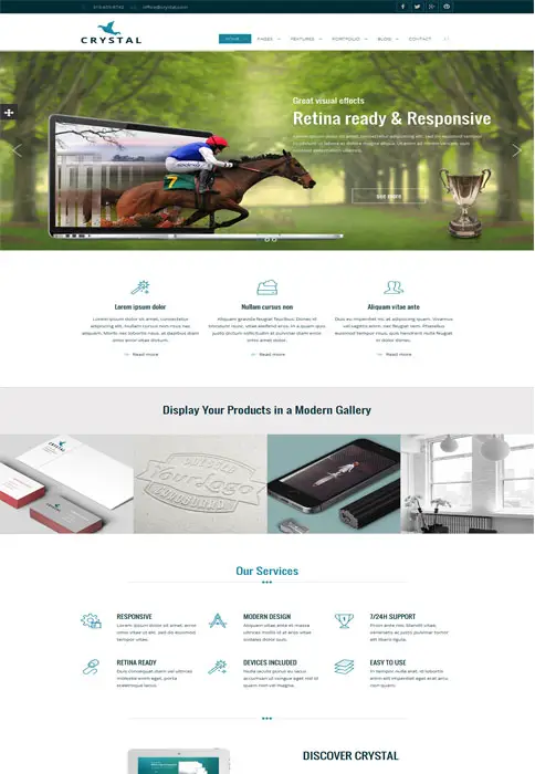 Crystal - Responsive Business HTML5 Bootstrap Template