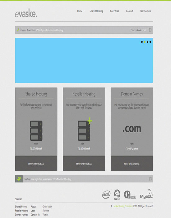 Darkside/Lightside - Two In One Hosting Layout Template