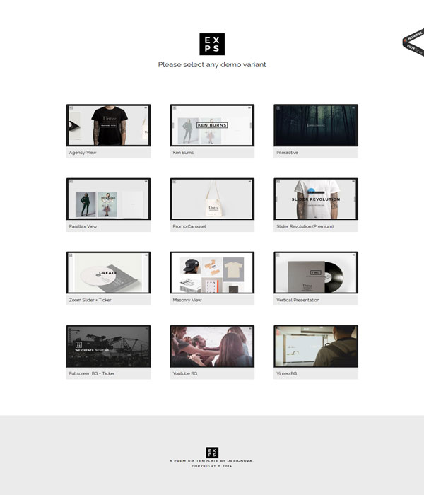 EXPOSE - Bootstrap Creative Portfolio agency template