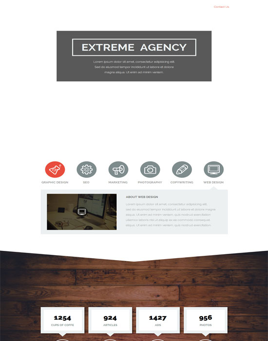 Extreme Agency - Creative Parallax HTML Muse Template