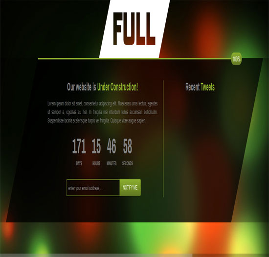 FULL - Coming Soon HTML-CSS Website Template