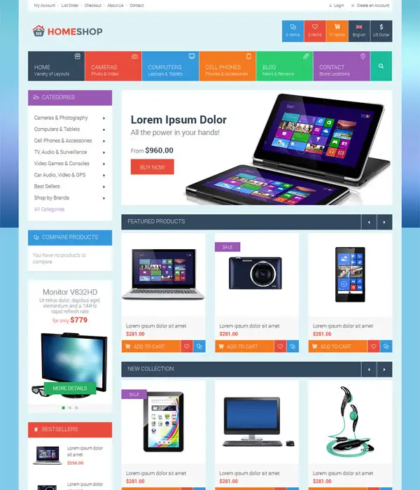 Home Shop - Retail online shop HTML5 & CSS3 Template
