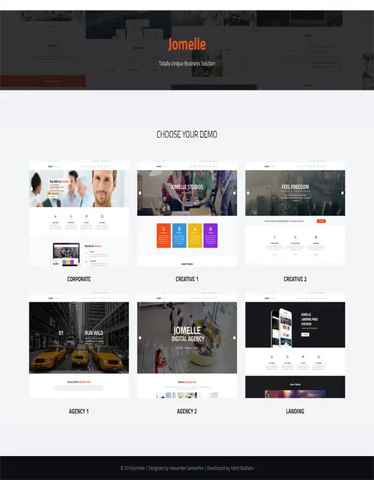 Jomelle - Bootstrap Multi-purpose Business Html Template