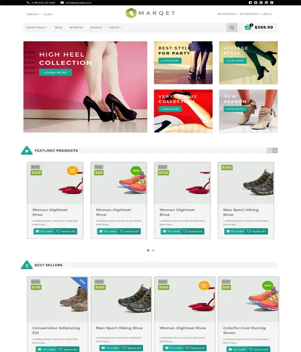 MarQet - Bootstrap E-Commerce html Template