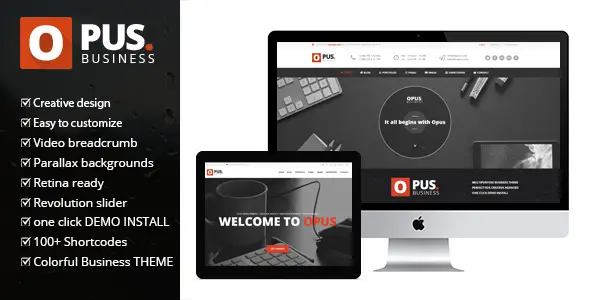Opus - Multipurpose Corporate/Business Bootstrap HTML Theme