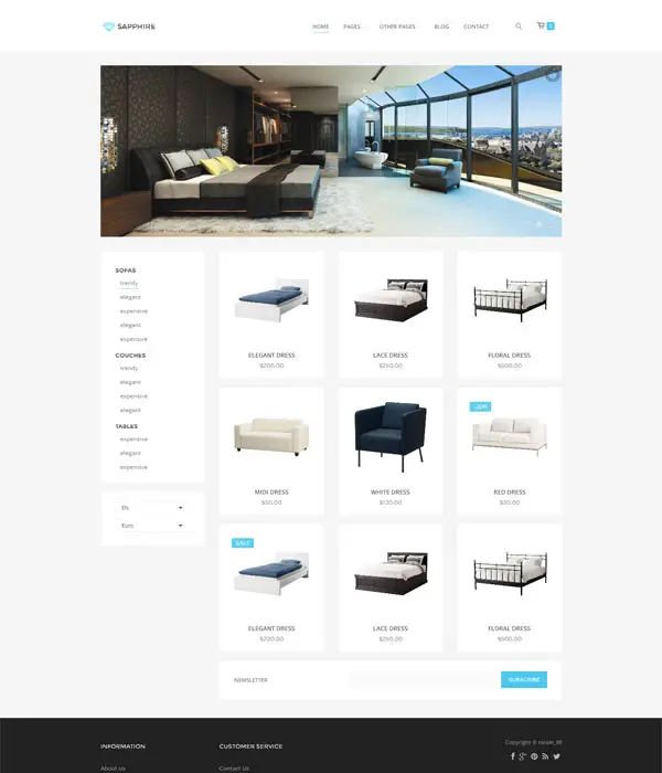Sapphire - Bootstrap 3 eCommerce html5 web Template