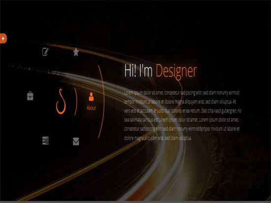 Sigma: Creative AJAX HTML Website Template