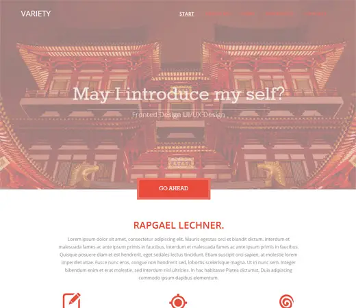 Variety-Free Flat Portfolio Bootstrap Responsive Web Template