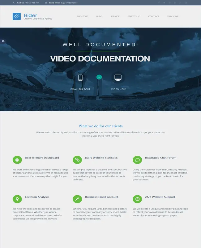 Bider - Multipurpose Business Responsive WordPress Theme