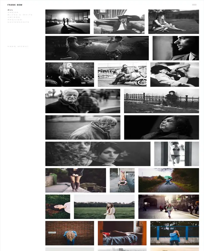 Bow - Clean Photography Portfolio WordPress Theme