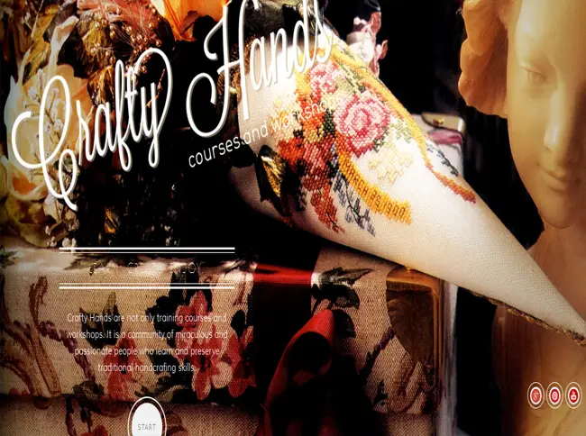 Crafty Hands – Courses, Training, Workshops Creative WP Theme