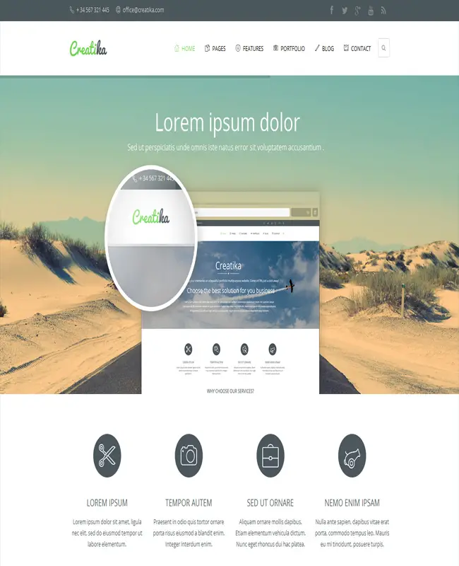 Yorker - Flat Corporate WordPress Responsive Theme