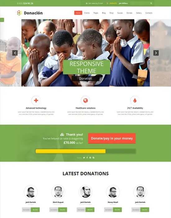 Election - Political Non-Profit WordPress Theme