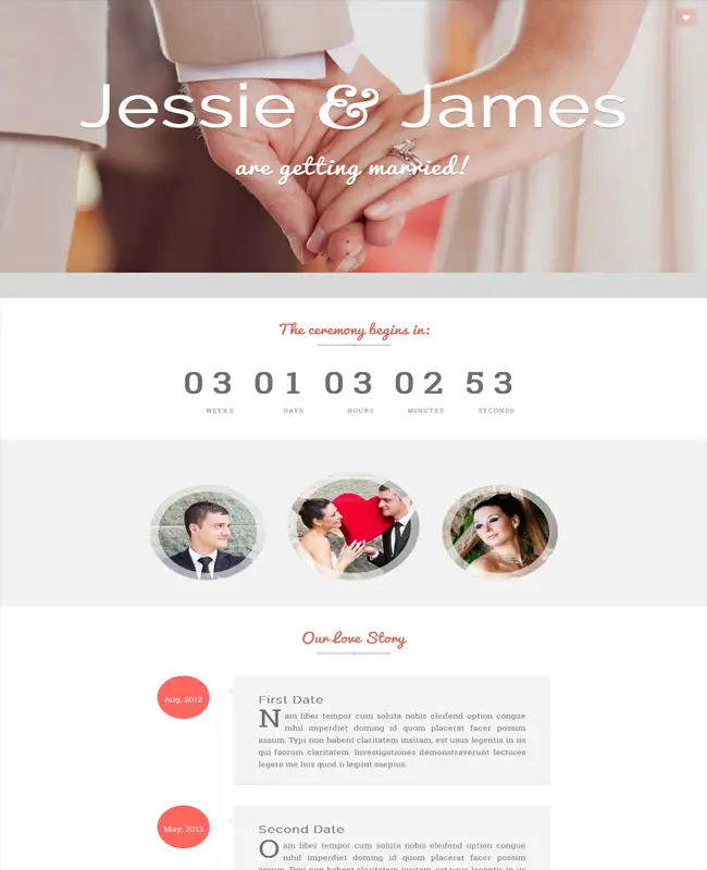 Ever After - WordPress Elegant Wedding Theme