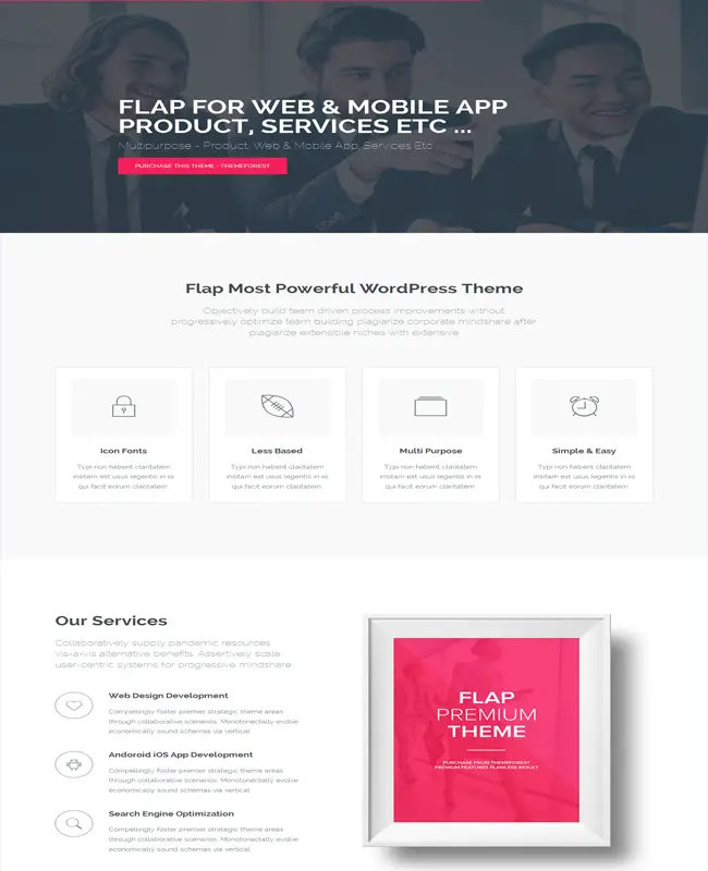 FLAP - Professional WordPress Corporate Theme