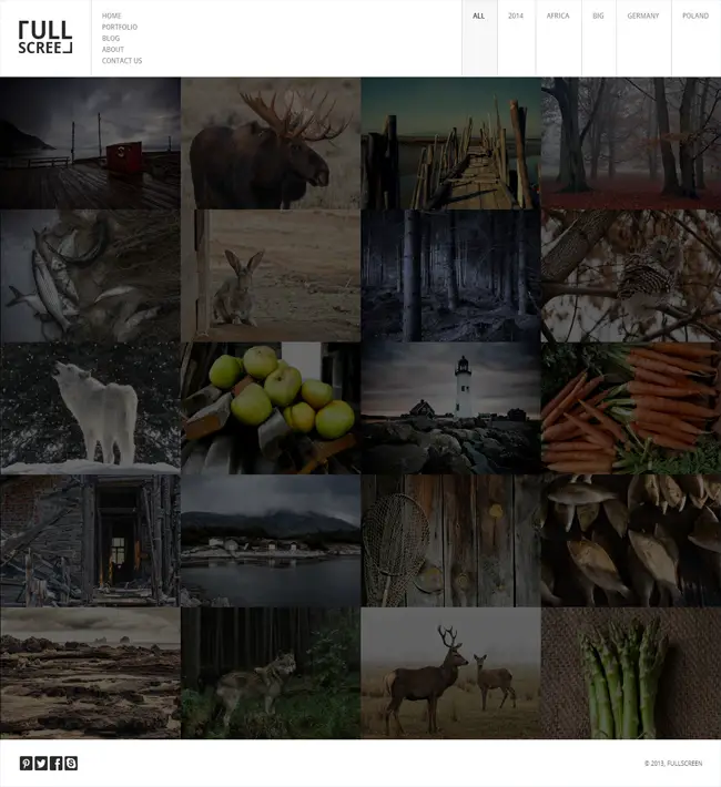 FULLSCREEN –Beautiful WordPress Themes for Photographers