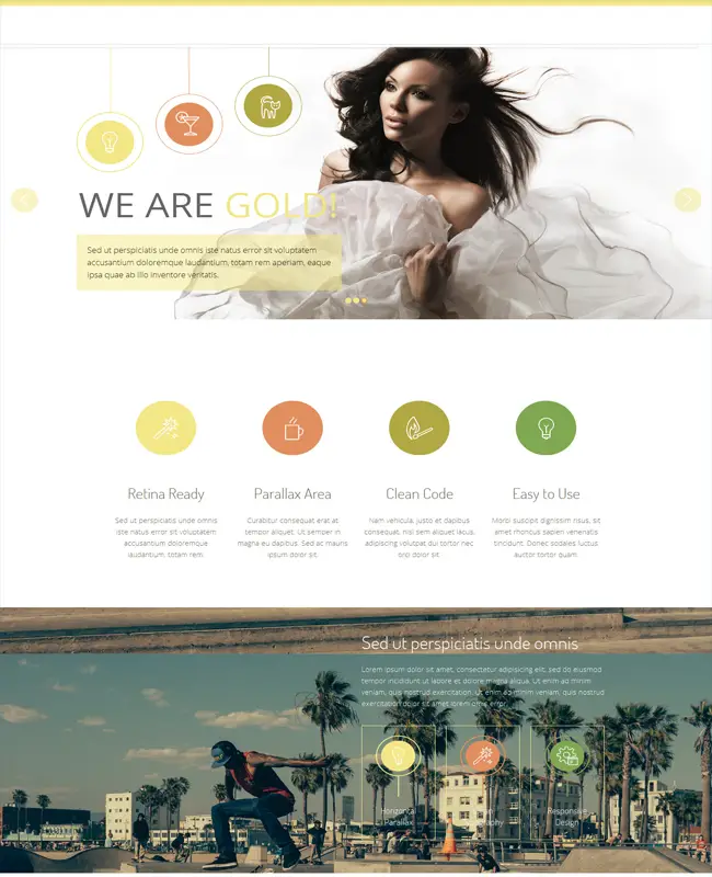 Gold - Creative corporate wordpress theme