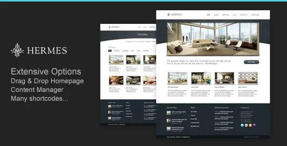 Hermes - wordPress theme for Business Corporate Resort and Hotel