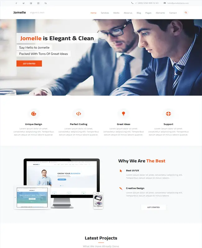 Jomelle - Multipurpose Modern Business WordPress Theme