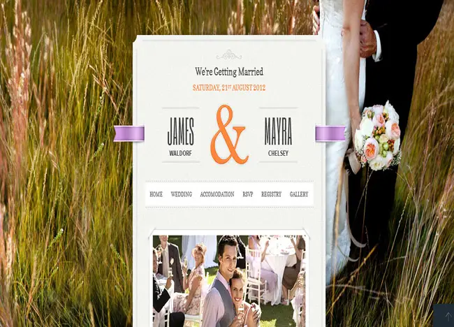 Just Married - Wedding Stunning WordPress Theme