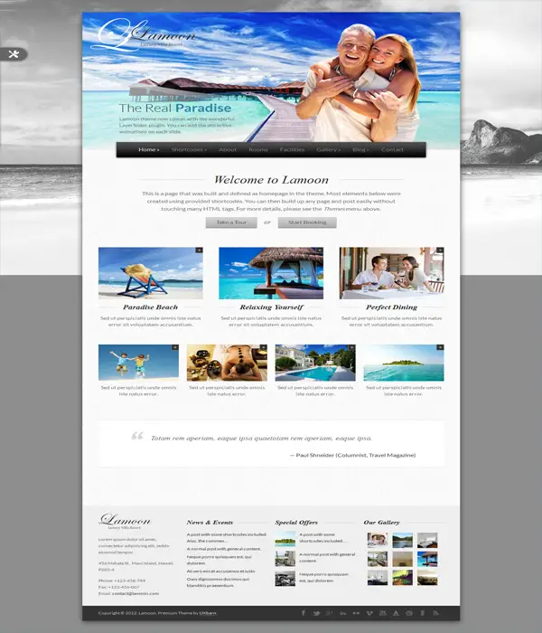 Lamoon - Responsive WordPress Theme