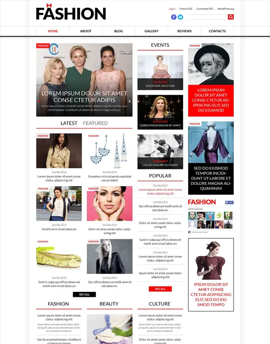 Model Agency- Fashion Responsive WordPress Theme