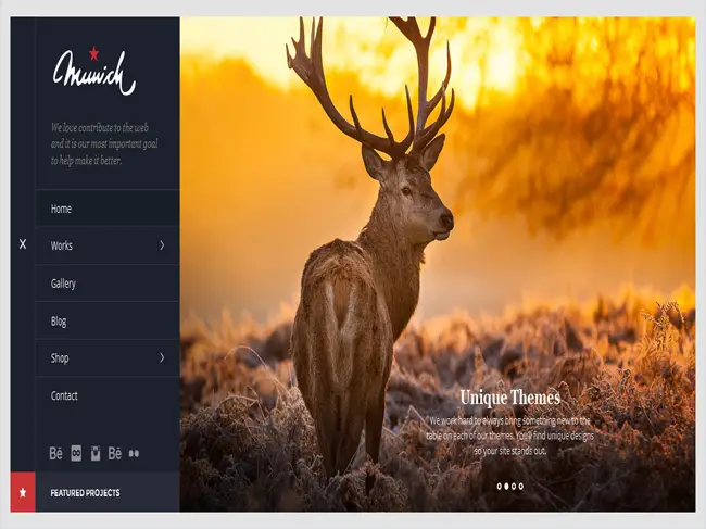 Munich - Creative Photographer WordPress Theme