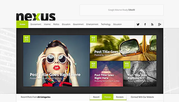 Nexus - WordPress Blog Theme for Fashion