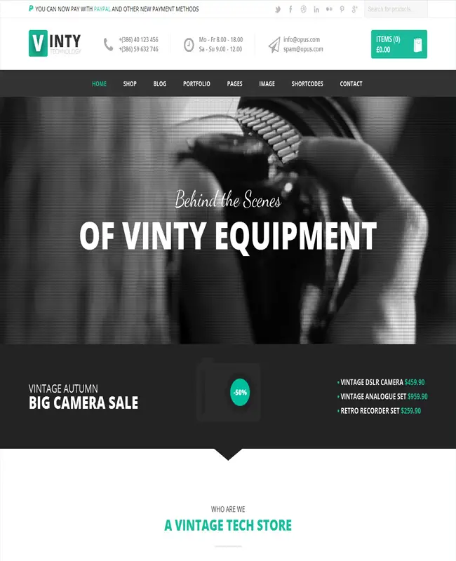 Opus -Beautiful Multipurpose Business Corporate WordPress Theme