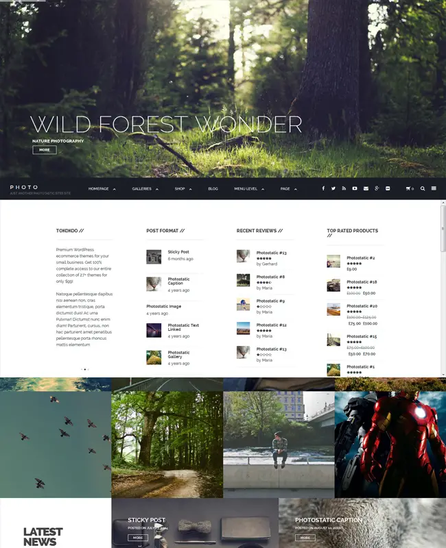 Phototastic – Portfolio Best WordPress Theme