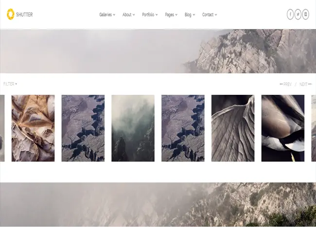 Shutter - WordPress Photography & Art Responsive Theme