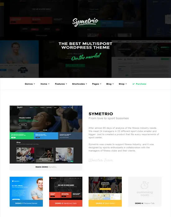 Symetrio – Premium Multi-Sport Gaming Theme