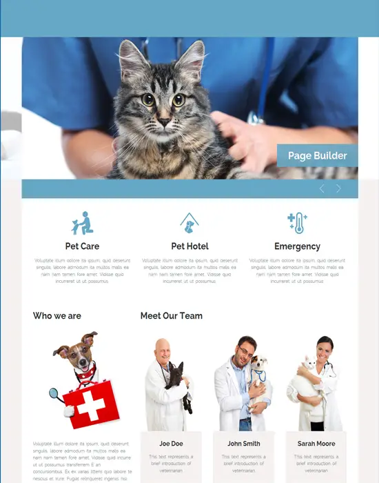 VETS - WordPress Veterinary Medical Health Clinic Theme