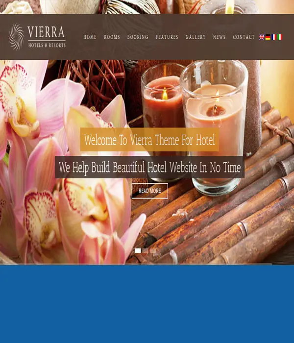Vierra -Hotel Responsive WordPress Theme