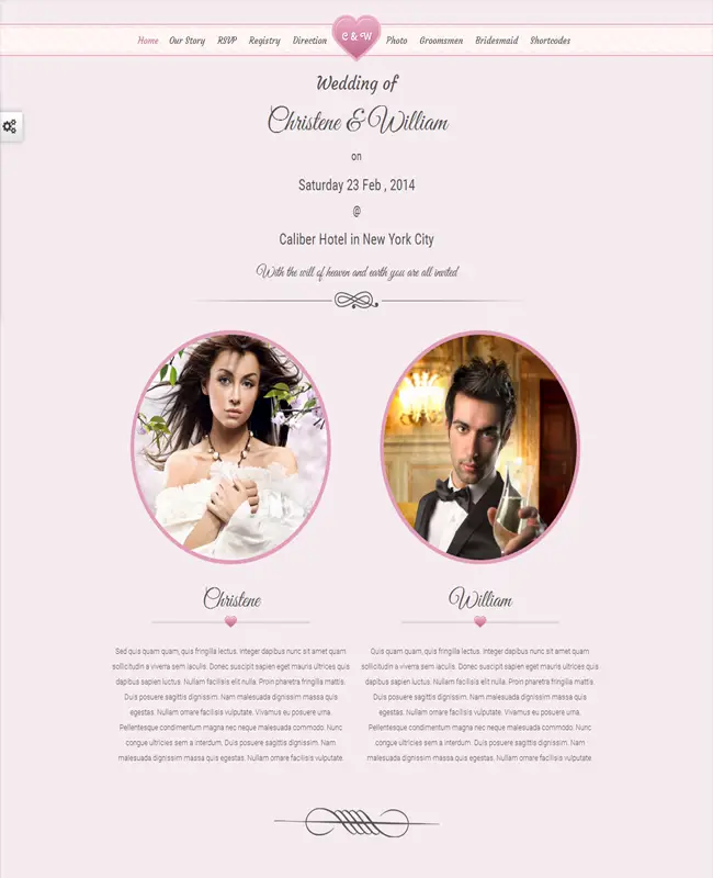 Wedding Event - Lovely Marriage Invite Theme