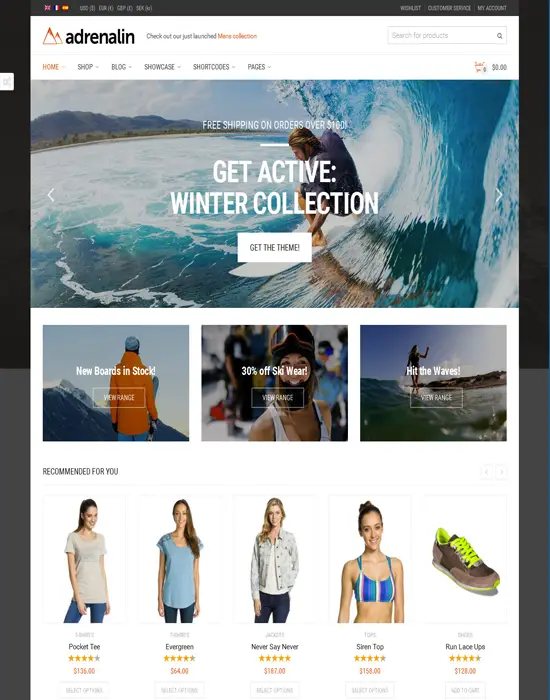 Adrenalin - WordPress Multi-Purpose WooCommerce Theme
