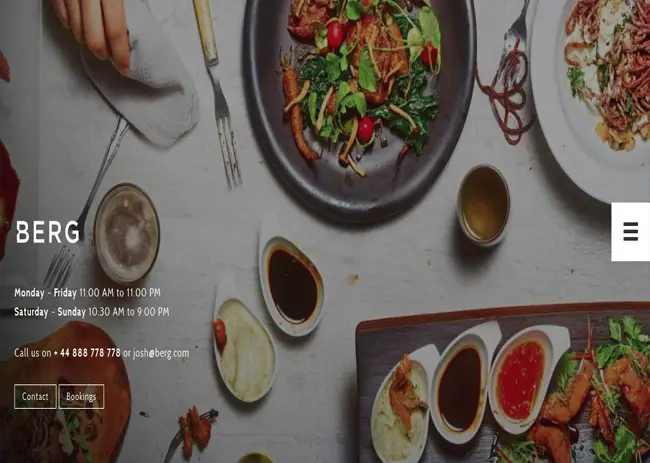 BERG - Restaurant Responsive WordPress Theme