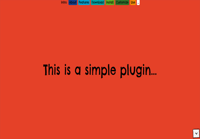 Block Scroll - Free jquery page scroll Plugin
